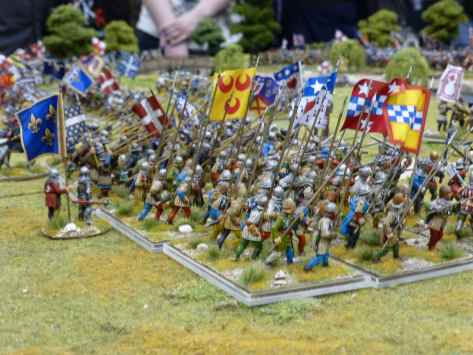 Salute 2013 - Battle of Cravant 1423 by the Lance & Longbow Society