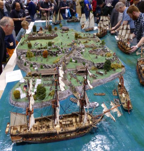 Gaming table for The Fort at Salute 2015