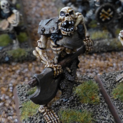Skeleton ogre with double handed axe